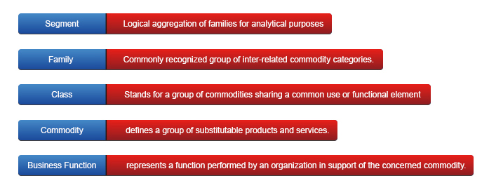 UNSPSC Classification, Product and Service Codes, Commodity Description